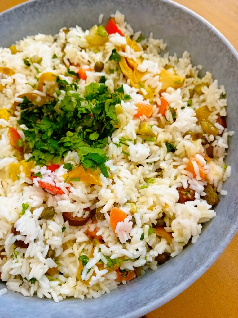 Rijstsalade